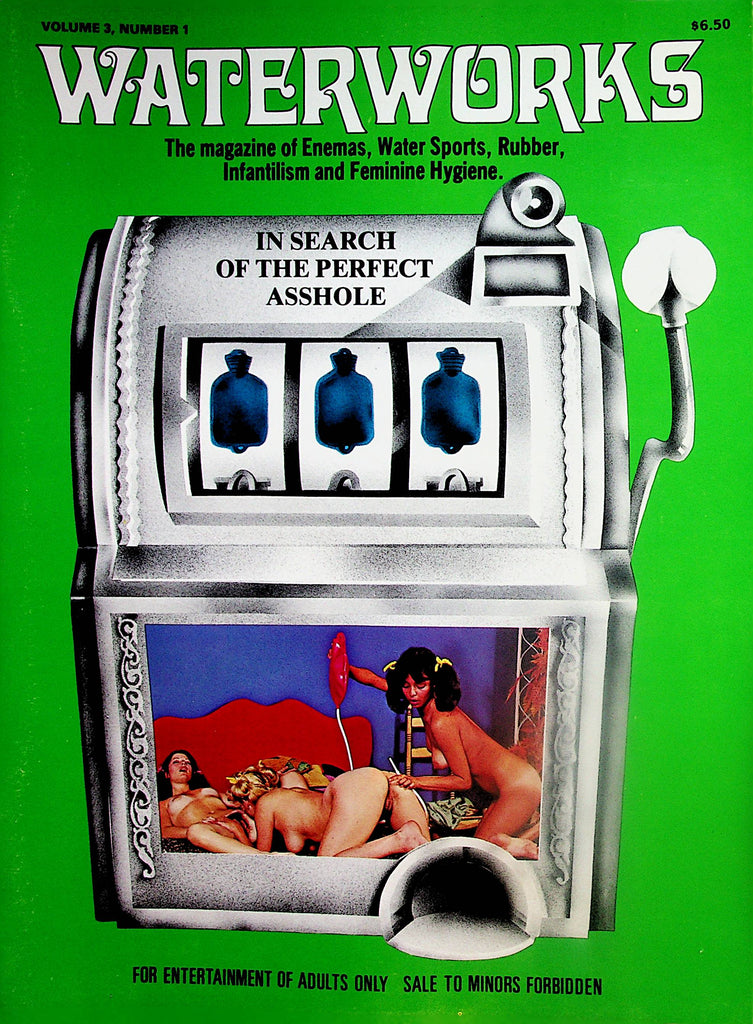 Waterworks Fetish Magazine   In Search Of The Perfect Asshole  vol.3 #1   1970's   81624lm-p