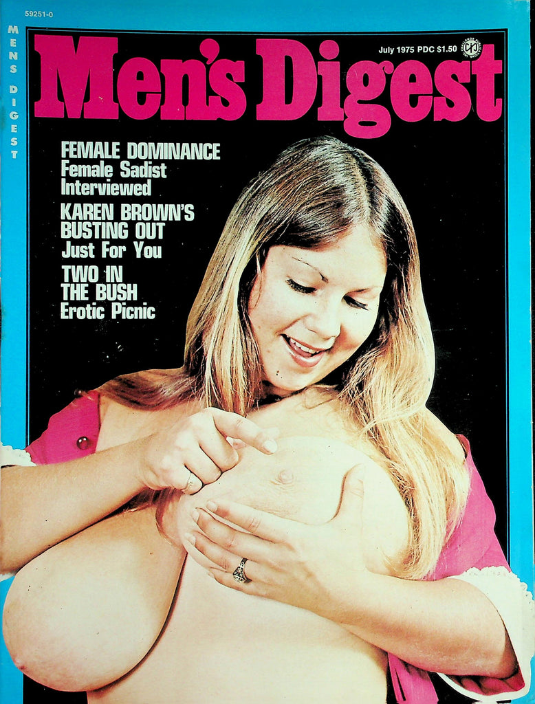 Men's Digest Magazine  Karen Brown's Busting Out   July 1975      091826lmp-GSC