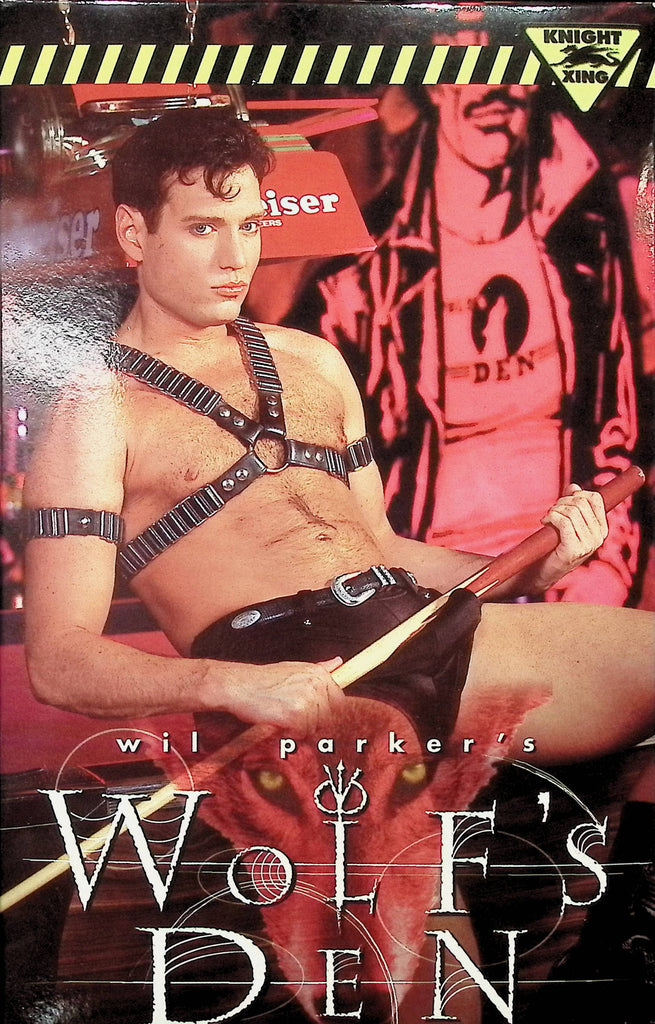 Wolf's Den Wil PArker Knight xing 1998 Derek bishop Valentino Ray Gay Male VHS 092024AMPVHS