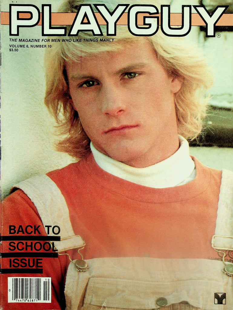 Playguy Gay Magazine  Back To School Issue  vol.6 #10  1980's      091525lm-p