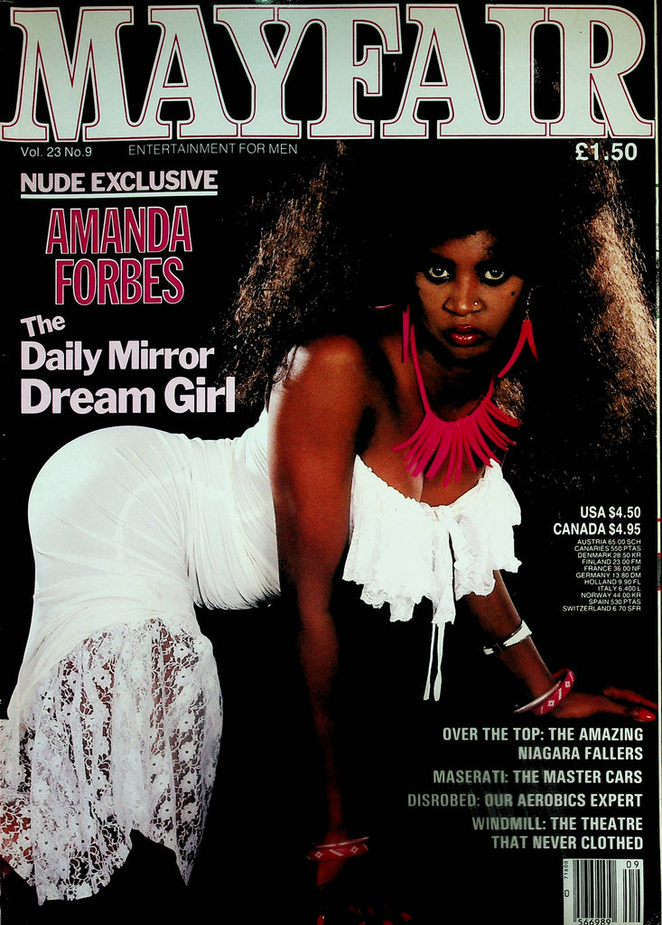 Mayfair Magazine Covergirl Amanda Forbes  vol.23 #9  1980's 090725lm-p