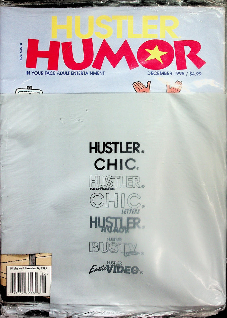 Hustler Humor Magazine  December 1995  new/sealed   110725lm-p