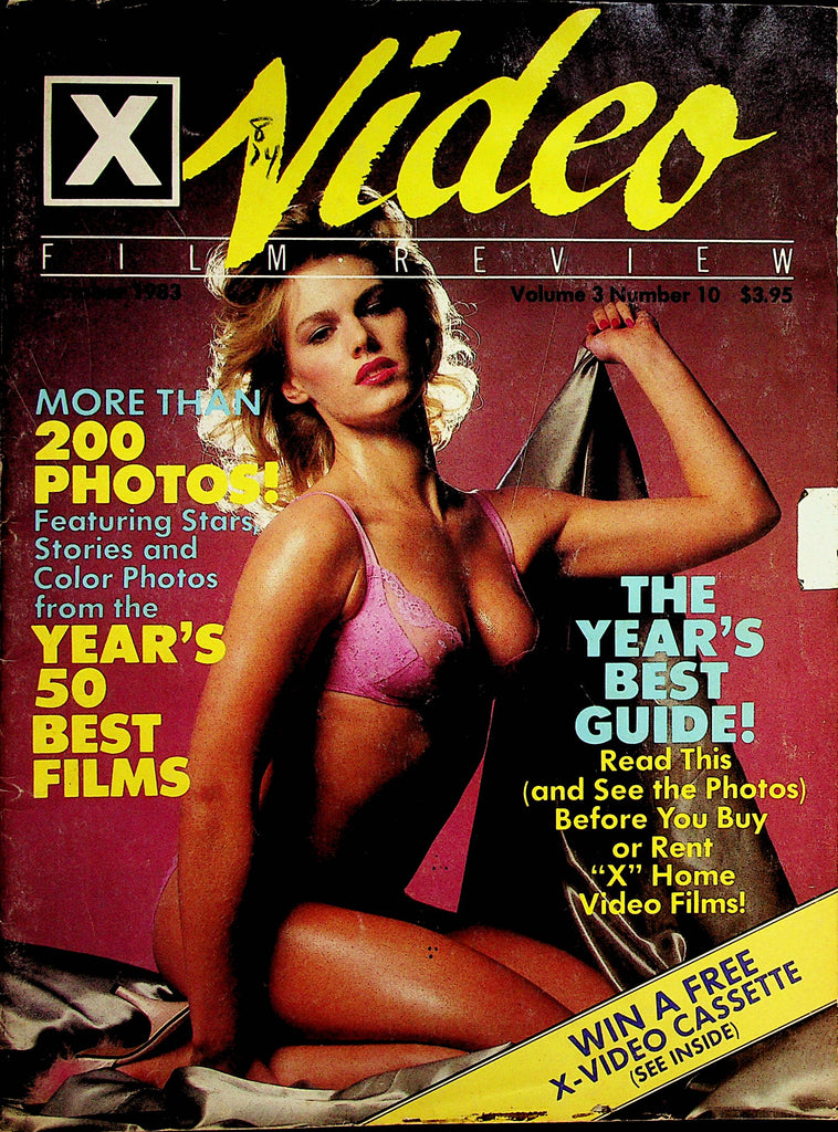 X Video Film Review Magazine  Samantha Fox / Serena / Vanessa Del Rio  October 1983        063023lm-p