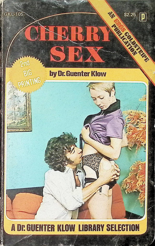 Cherry Sex by DR Guenter Klow Eros Goldstripe Publication GKL-105 1974 Adult Erotic Paperback Novel-061324AMP