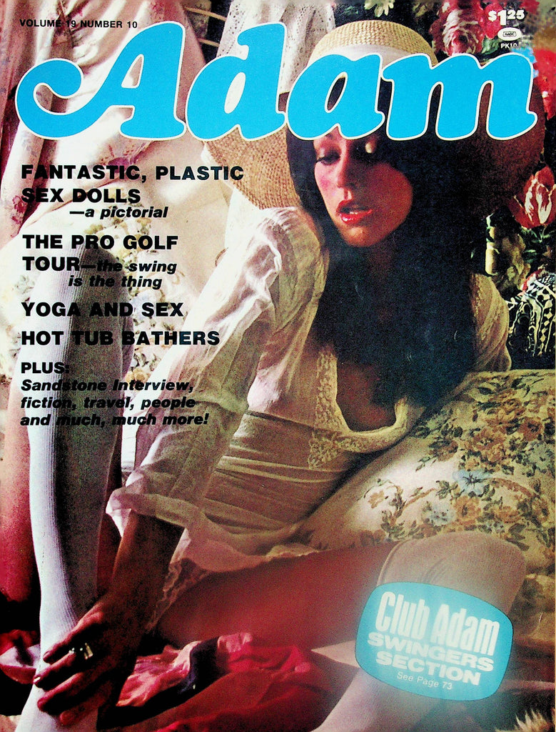 Adam Magazine  Covergirl Diana / Fantastic,Plastic Sex Dolls - A Pictorial  vol.19 #10  1975  061425lm-p