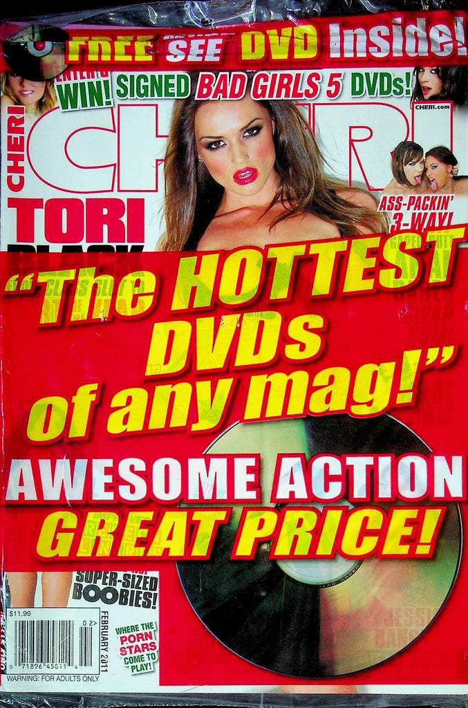 Cheri Magazine Tori Black February 2011 SEALED W/DVD 121724RP