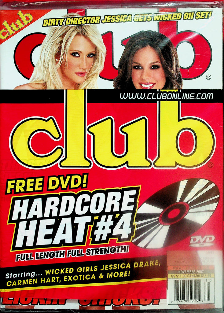 Club Magazine  w/DVD   November 2007  New/sealed   120925lmp