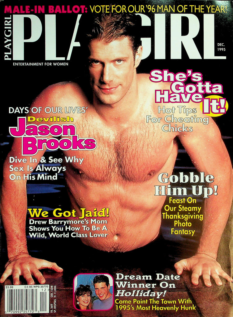 Playgirl Magazine  Days Of Our Lives' Devilish Jason Brooks  December 1995      050326lmp