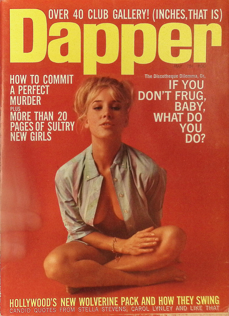 Dapper Magazine May 1966 Vol 2 #5 Dan's Den Jackie Danielle Stella Stevens Carol Lynley  122425AMP