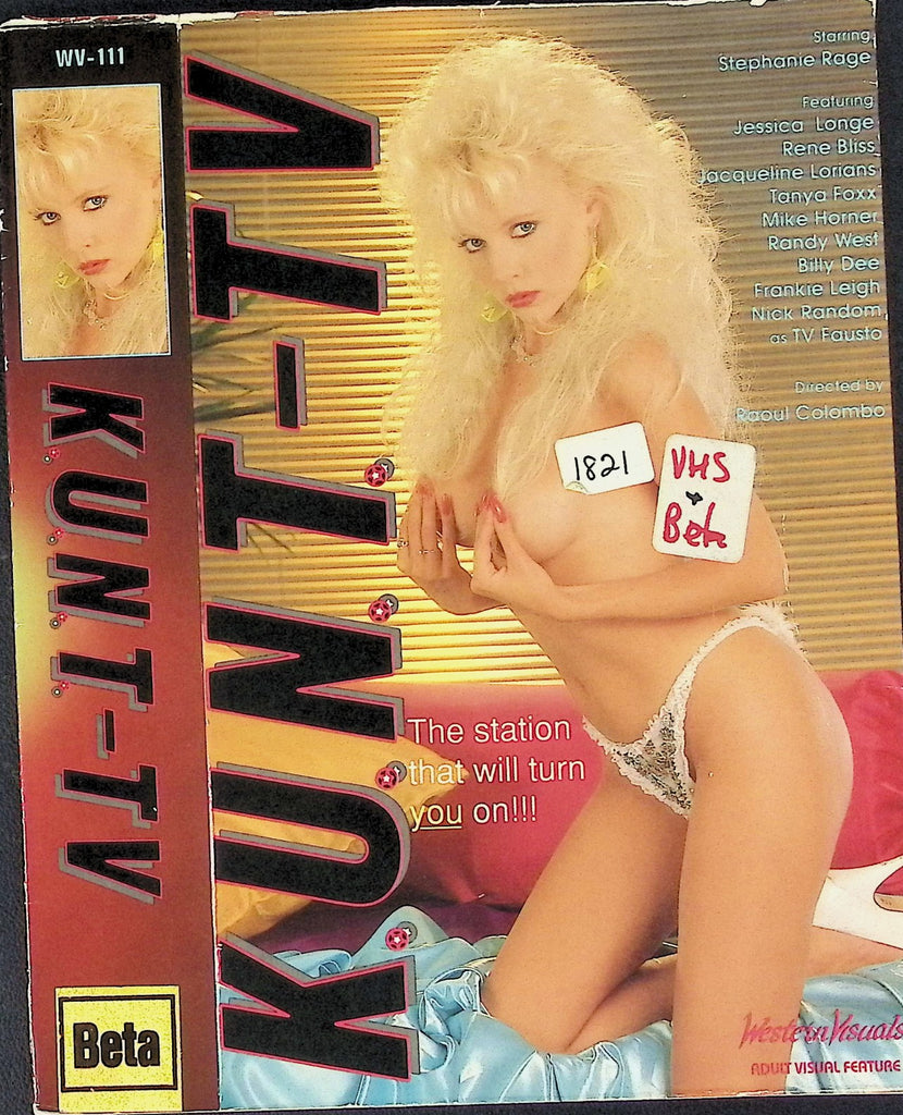 Kunt-TV with Stephanie Rage Jessica Longe Rene Bliss Adult VHS Western Visuals 050726AKVHS