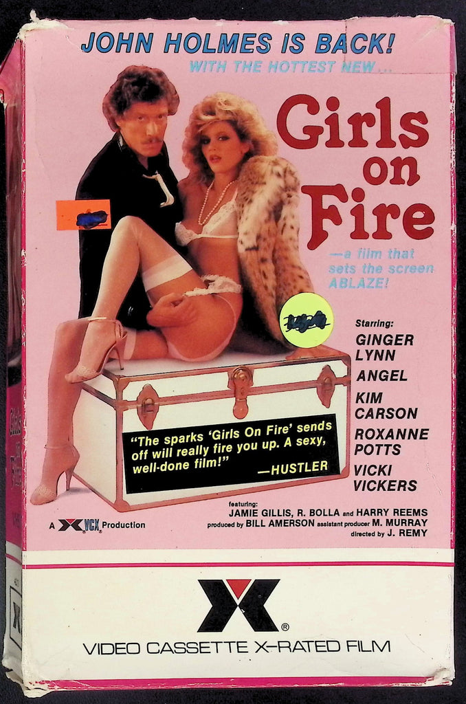 Girls on Fire ft. John Holmes, Ginger Lynn, Kim Carson, Jamie Gillis, Adult VHS 100625AKVHS