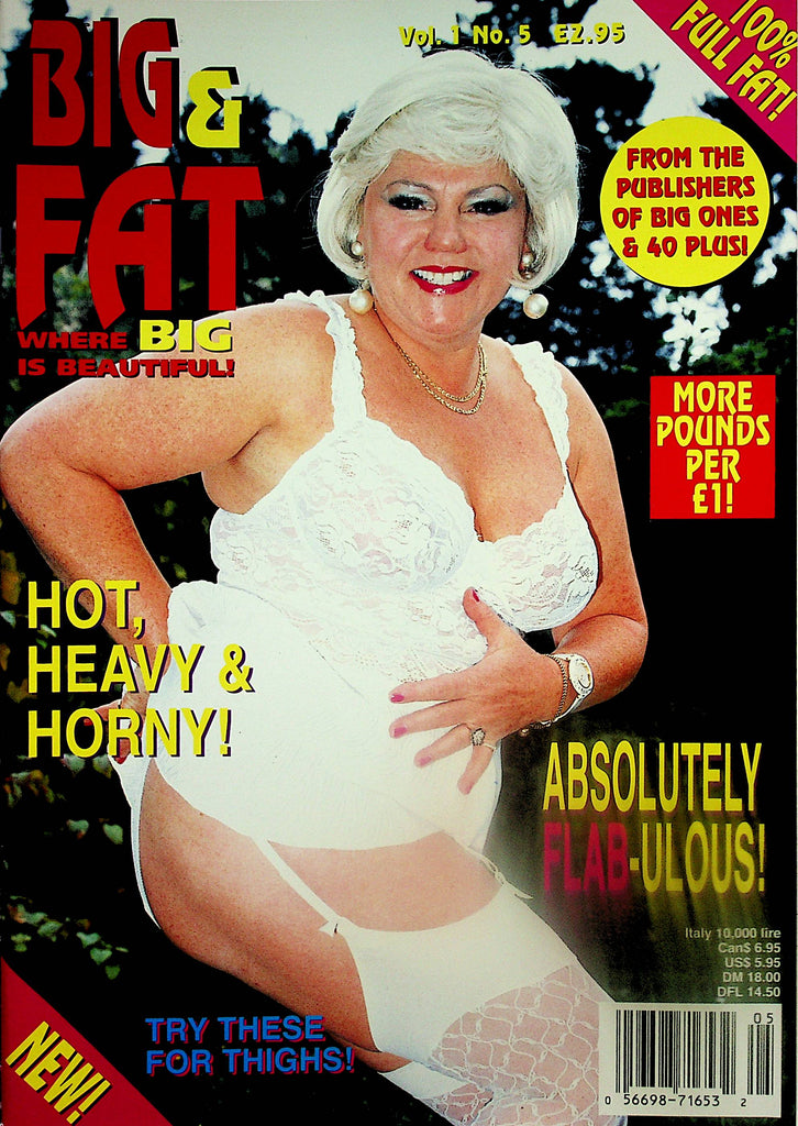 Big & Fat Magazine  Where BIG Is Beautiful!   vol.1 #5  1994  040525lm-p