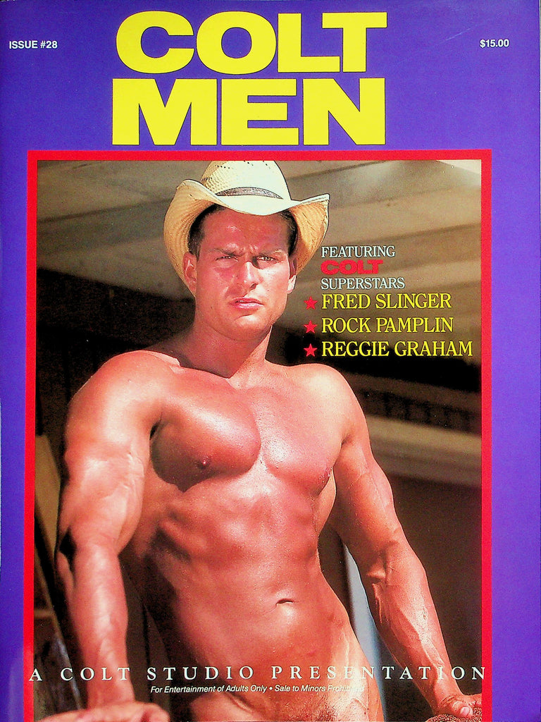 Colt Men Gay Interest Magazine Fred Slinger, Rock Pamplin  & More!  #31  1993  Colt Studio Presentation     041426lmp
