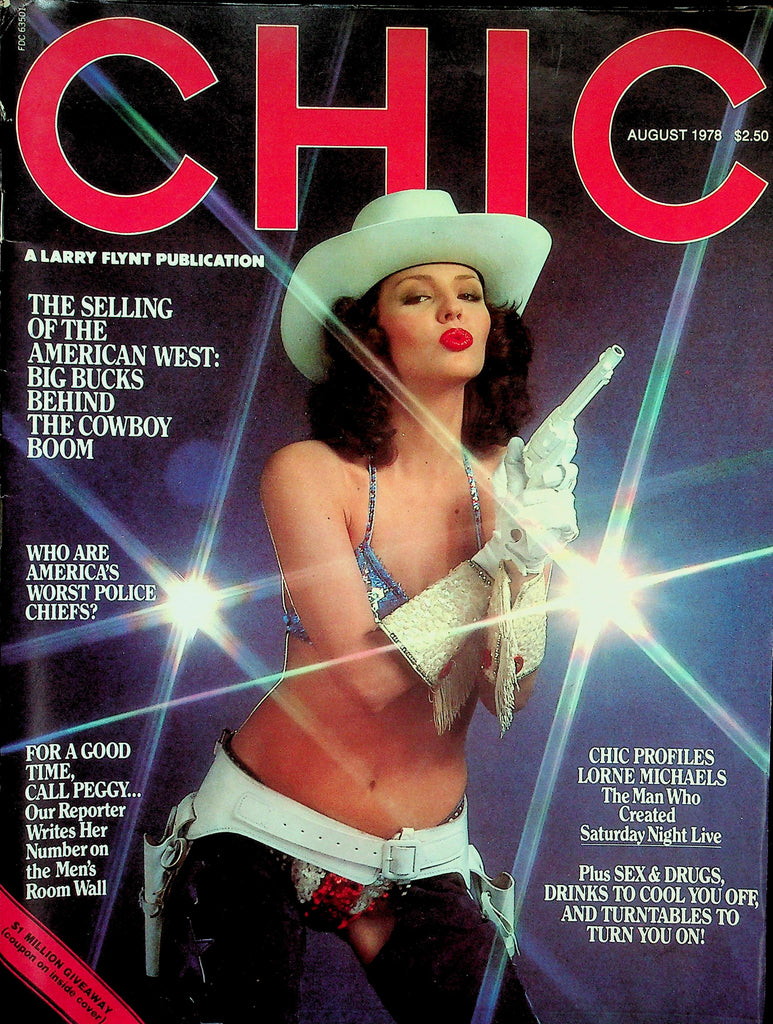 Chic Magazine   Centerfold Girl Lorraine  August 1978     122725lmp