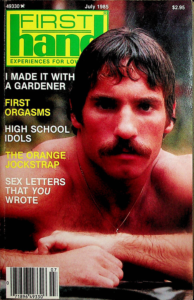 First Hand Gay Digest   First Orgasms / The Orange Jockstrap  July 1985      090923lm-p