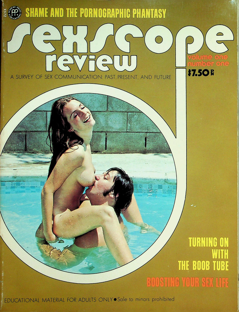 Sexscope Review Magazine Shame And The Pornographic Phantasy / Boosting Your Sex Life  100's of Pages!  vol.1 #1  1972   091726lmp-GSC