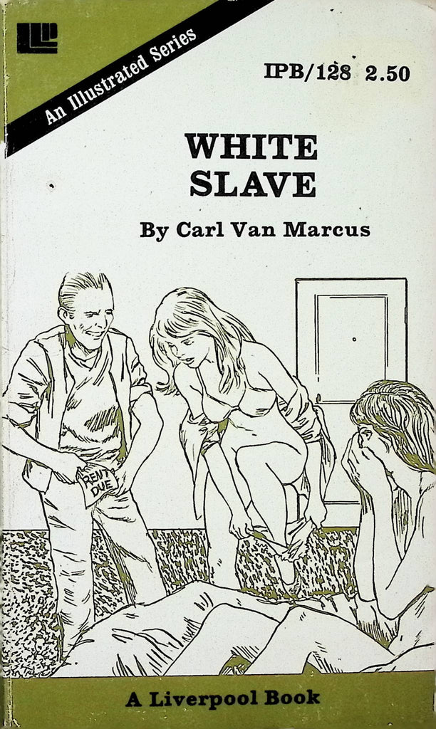 White Slave by Carl Van Marcus IPB128 1976 Illustrated Liverpool Library Book Adult Paperback Novel-091224AMP