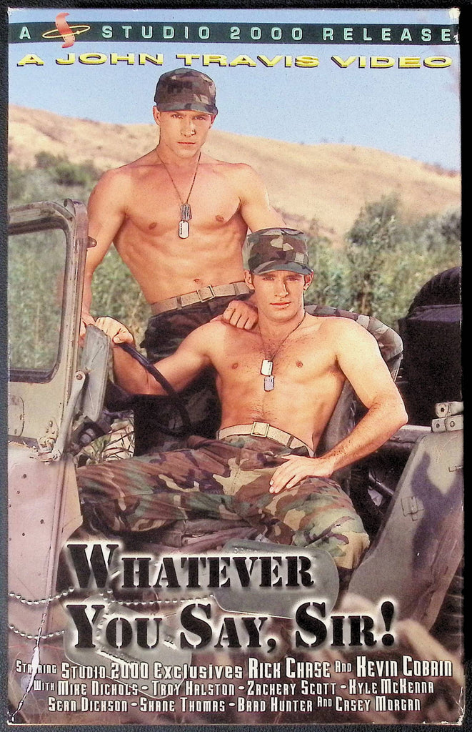 Whatever You Say, Sir! Studio 2000 Gay VHS 1997 102224JKVHS3