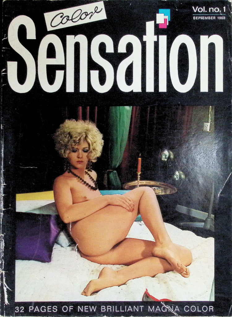 Sensation Magazine Vol 1 #1 September 1968 Eva Lundin, Pia Lindquist  100426LLP