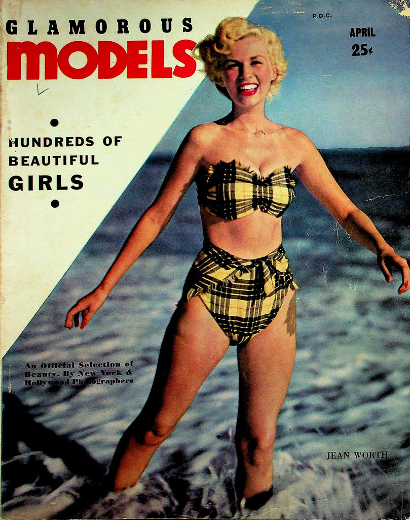 Glamorous Models Magazine   Covergirl Jean Worth / Barbara Nichols  April 1949    032726lmp
