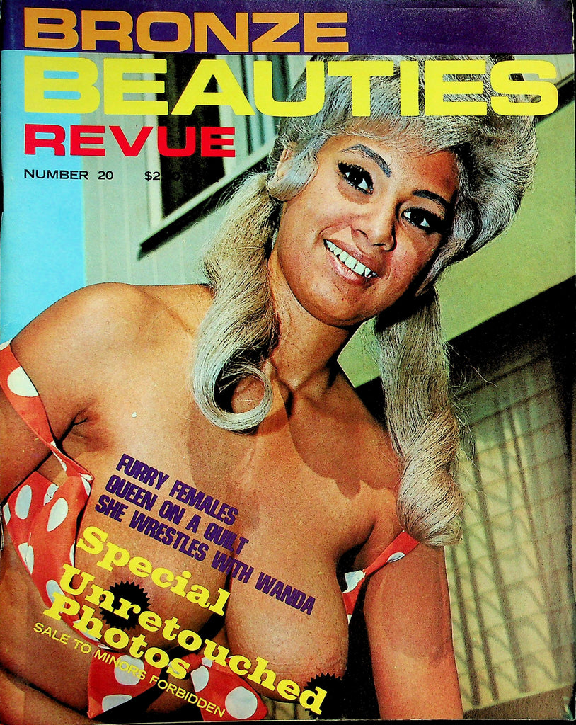 Bronze Beauties Revue Magazine  Cecile and Babs / She Wrestles With Wanda  #20 1968    091726lmp-GSC