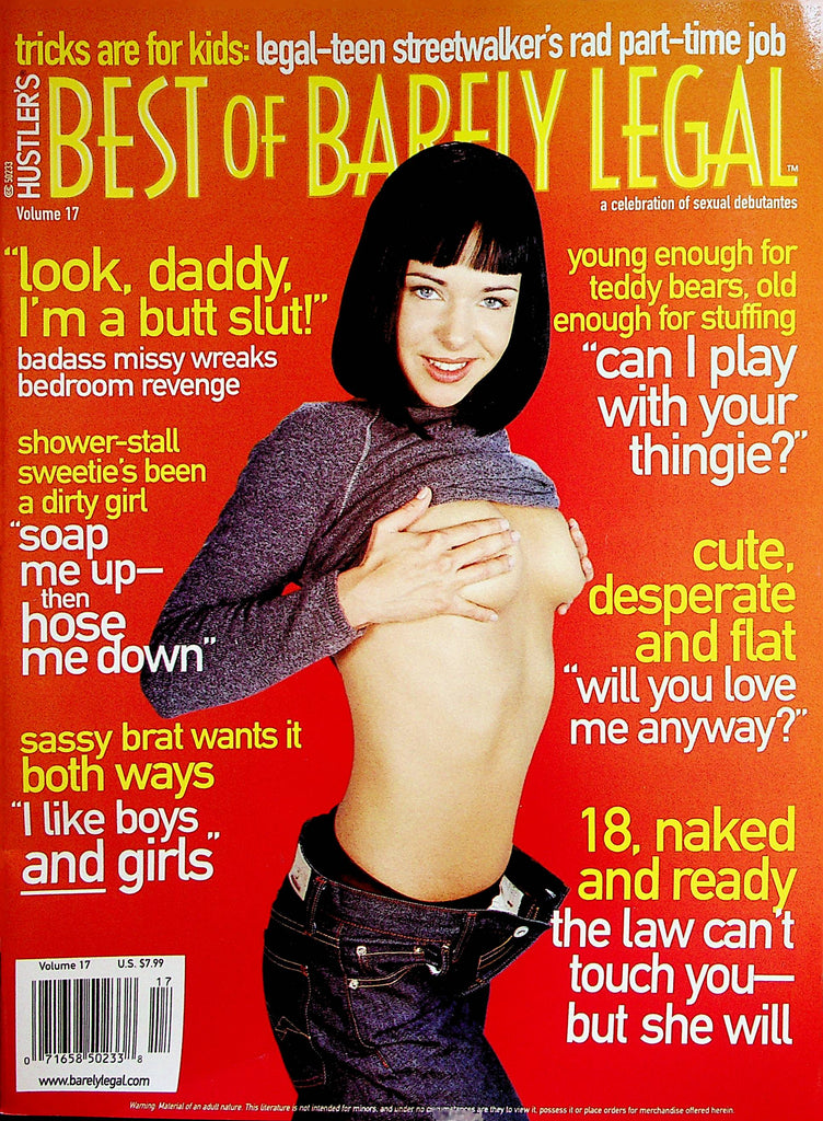 Hustler's Best Of Barely Legal Magazine " I'm A Butt Slut!"  vol.17 2001    060623lm-p
