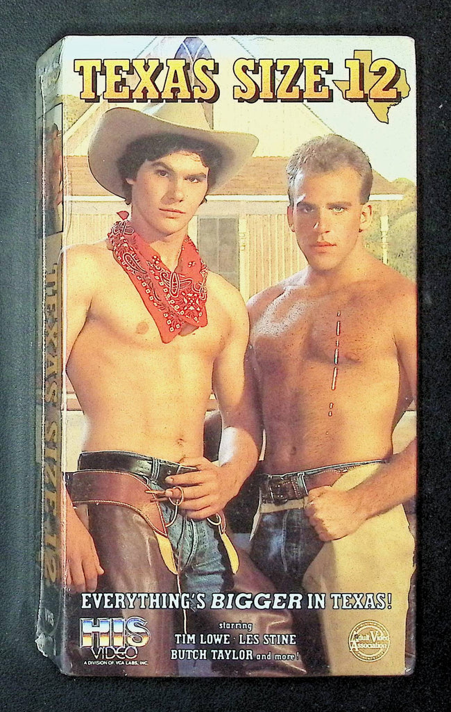 Texas Size 12 HIS Video Gay VHS 2001 Tim Lowe Les Stine 040825DMVHS2