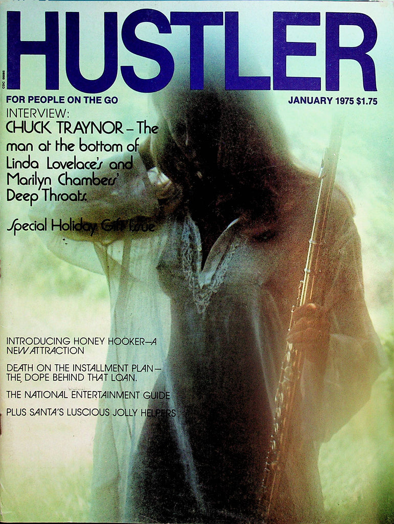 Hustler Magazine  Introducing Honey Hooker /  Centerfold Girl Olinka   January 1975    121024lm-p