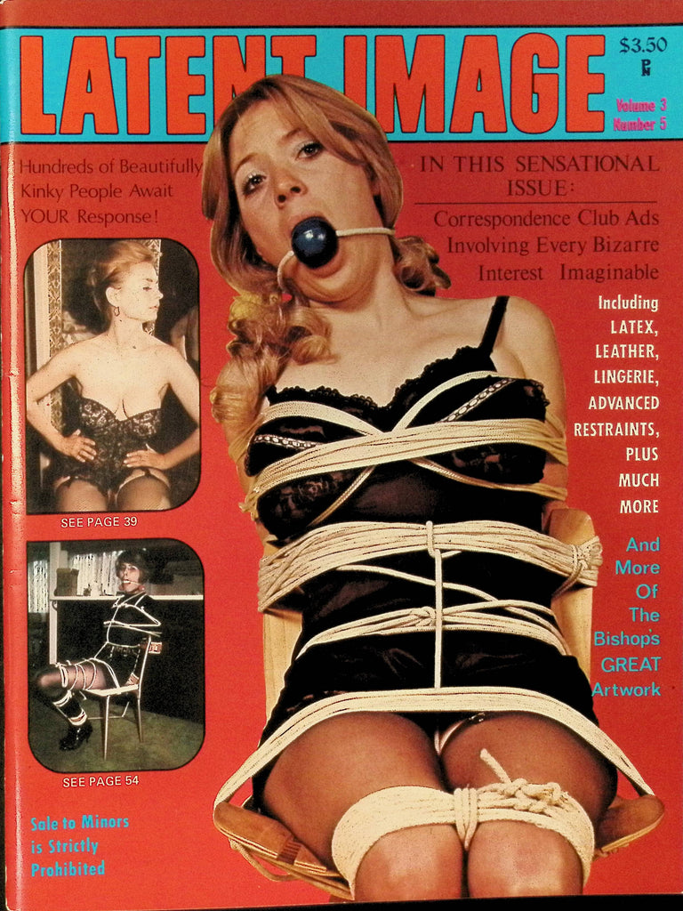 Latent Image Vol 3 #5 1973 Magazine Bondage BDSM Fetish Latex Leather Lingerie & more  100125AMP