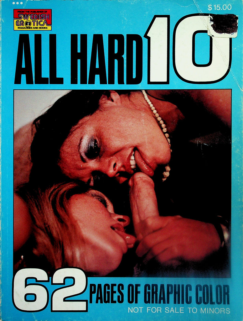 All Hard Magazine    The American Philosophy Of Sex  #10  1980's Swedish Erotica     121525lmp