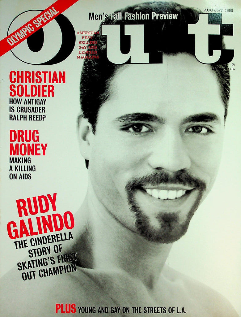 Out Gay & Lesbian Magazine  Olympic Special - Rudy Galindo Skating's First Out Champion   August 1996   042426lmp