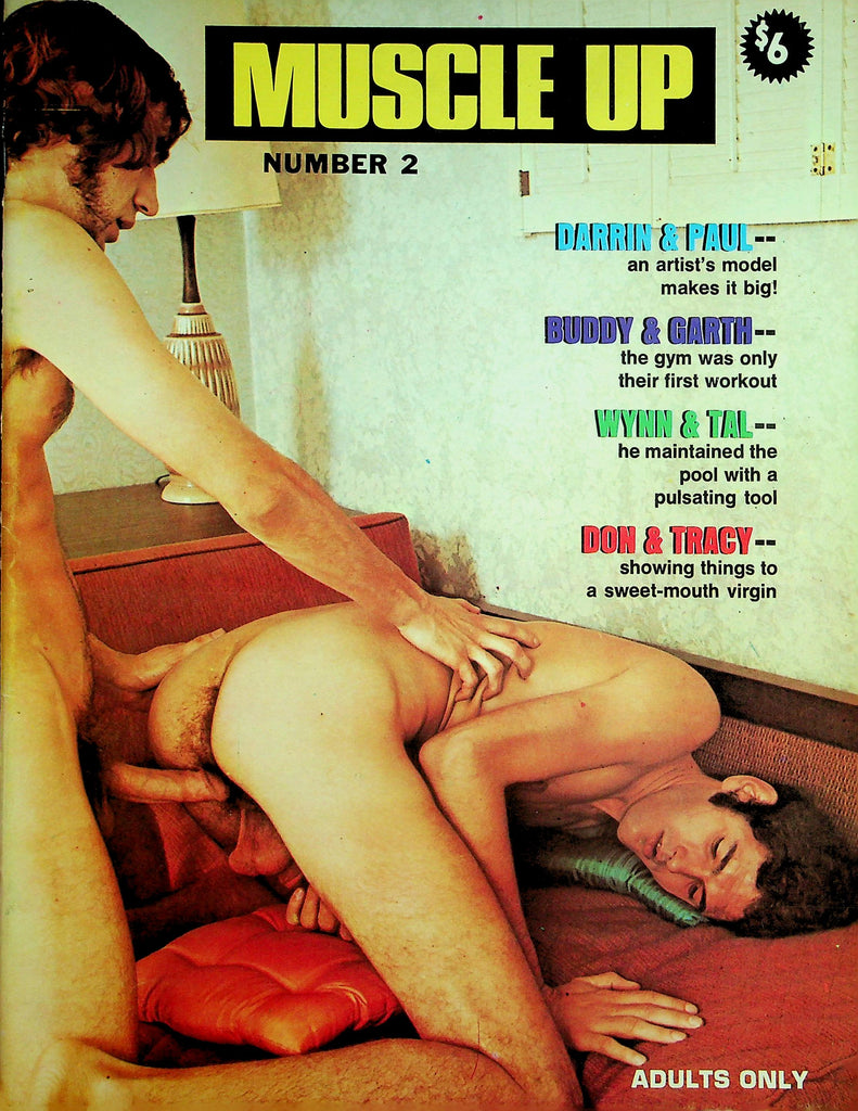 Muscle Up Gay Magazine  Buddy & Garth The Gym Was Only Their First Workout  #2  1970's   071426lmp-GSC