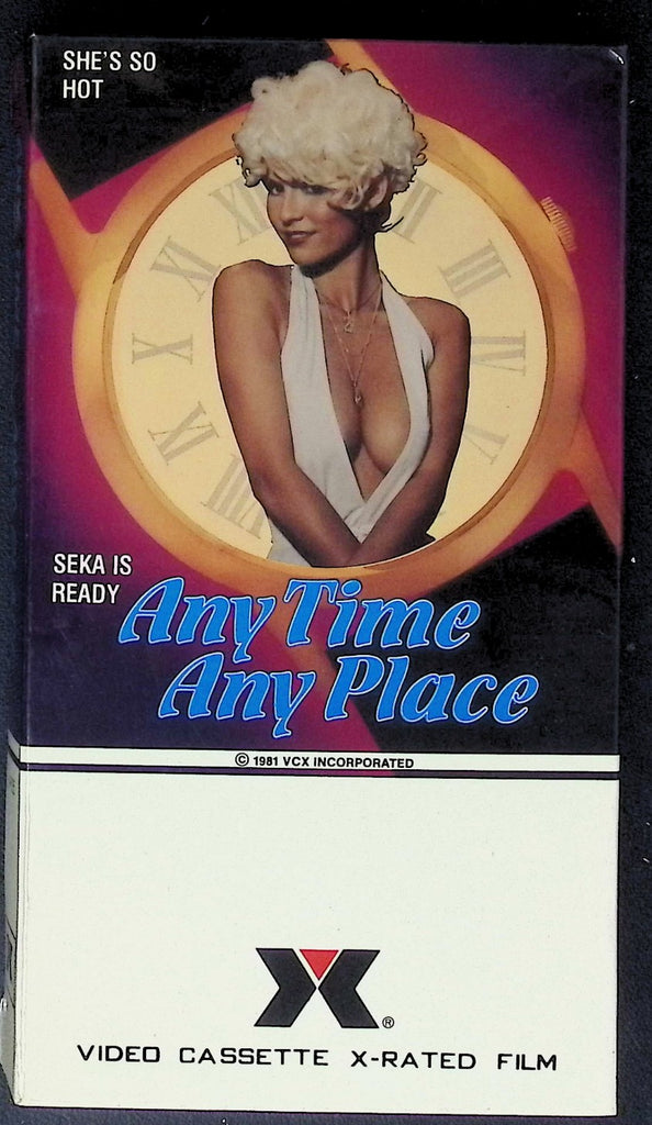 Any Time Any Place Starring Seka, Mike Ranger, Tara Flynn Adult VHS VCX Pictures 052626AKVHS2