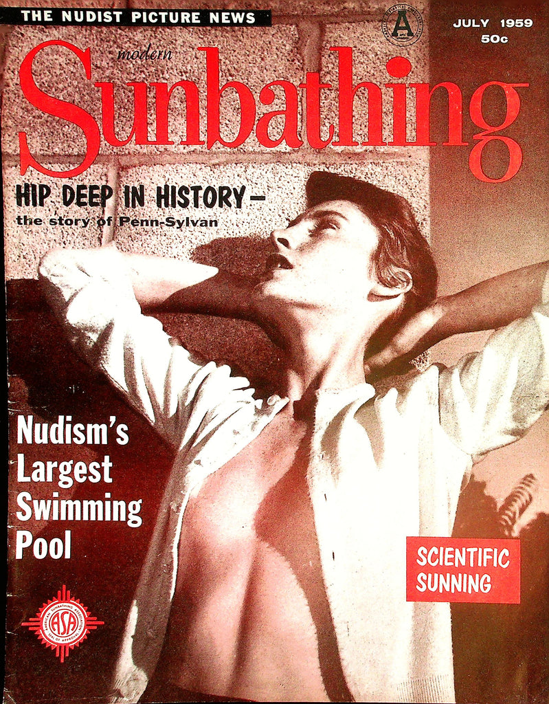 Modern Sunbathing Nudist Magazine   Scientific Sunning  July 1959  013126lmp