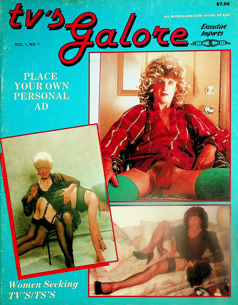 TV's Galore Transgender Contact Magazine   Women Seeking TV's /TS's vol.1 #1 1987   092824lm-p