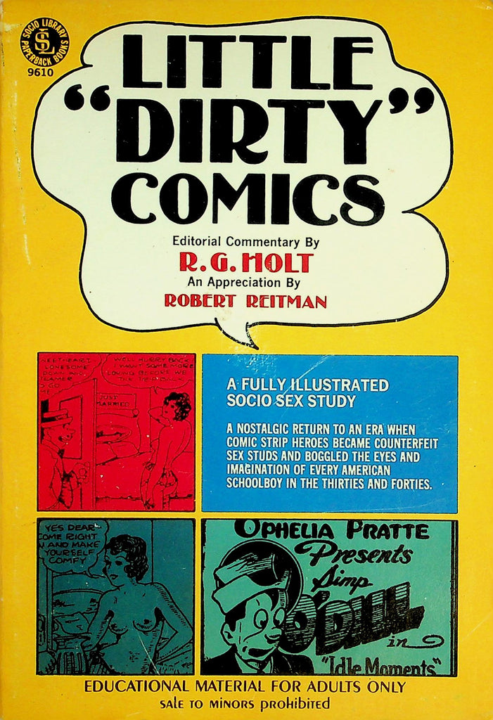 Little "Dirty" Comis Book  Popeye, Orphan Annie, Superman & More!  by R.G. Holt  1971  093026lmp-GSC