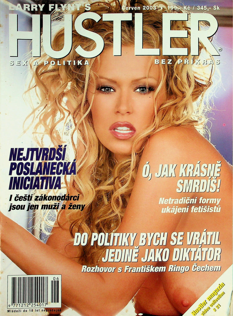 Hustler Czech International Magazine  Cover Only Jenna Jameson  June 2003  031426lmp
