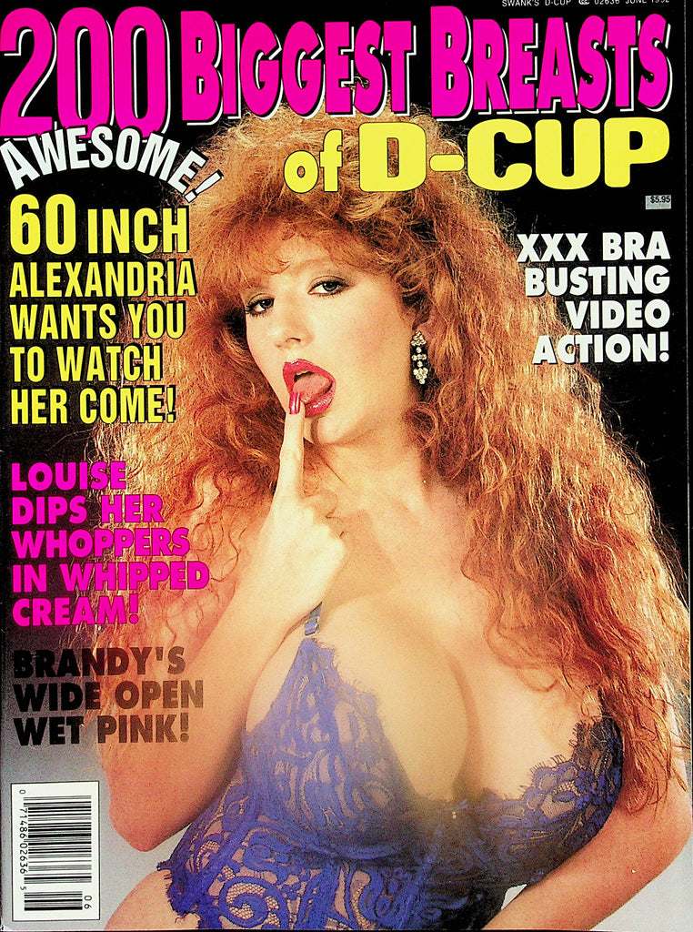 200 Biggest Breasts of D-Cup Magazine  Covergirl Alexandria / Lee Caroll, Kimberly Kups & More!  June 1992    041025lm-p