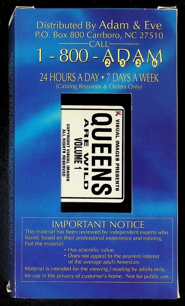 Queens are Wild #1 Adult VHS Adam & Eve Visual Images 102425AKVHS2