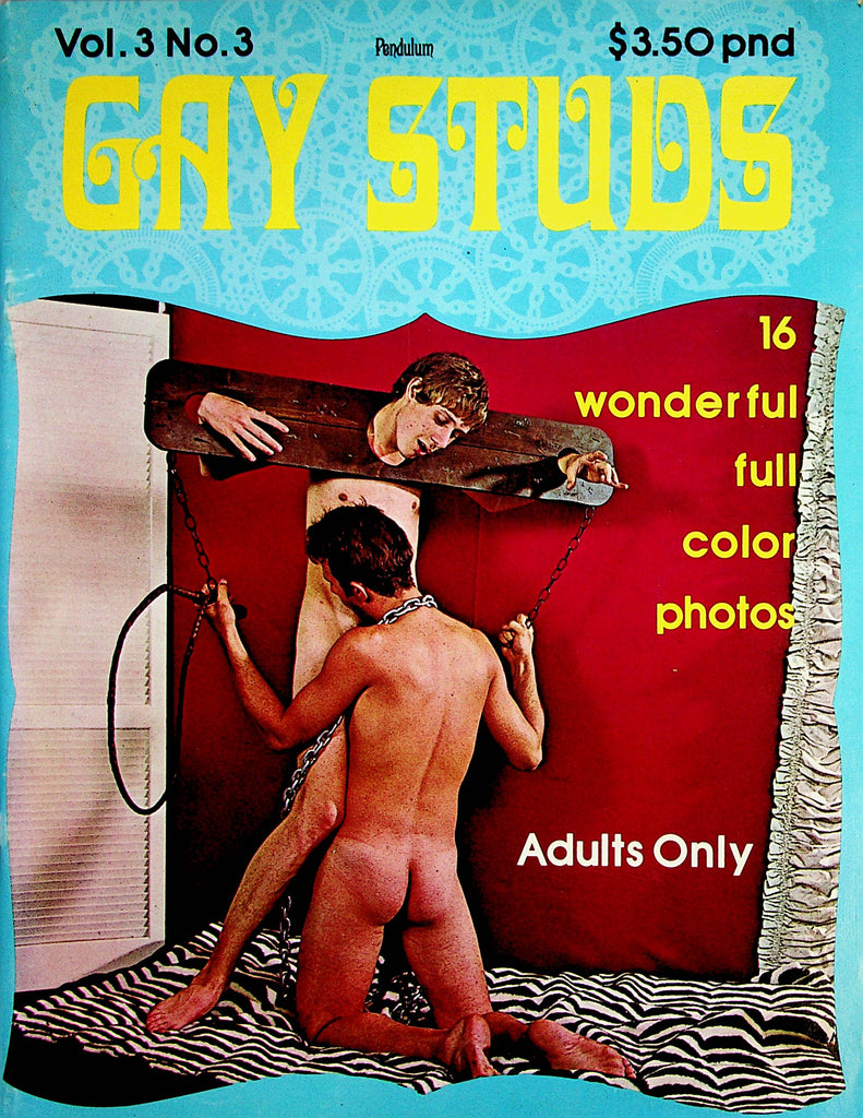 Gay Studs Magazine  Mr. America-Could Be!  vol.3 #3  1971 Pendulum    072823lm-p
