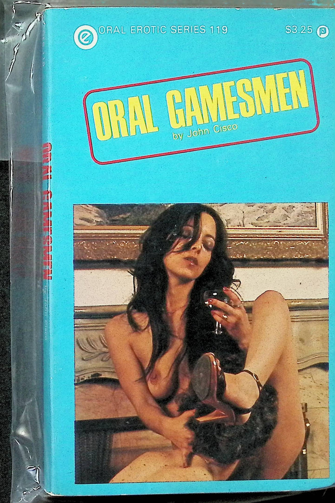 Oral Gamesmen by John Cisco OES119 1980s Oral Erotic Series Adult Paperback Novel -112024AMP