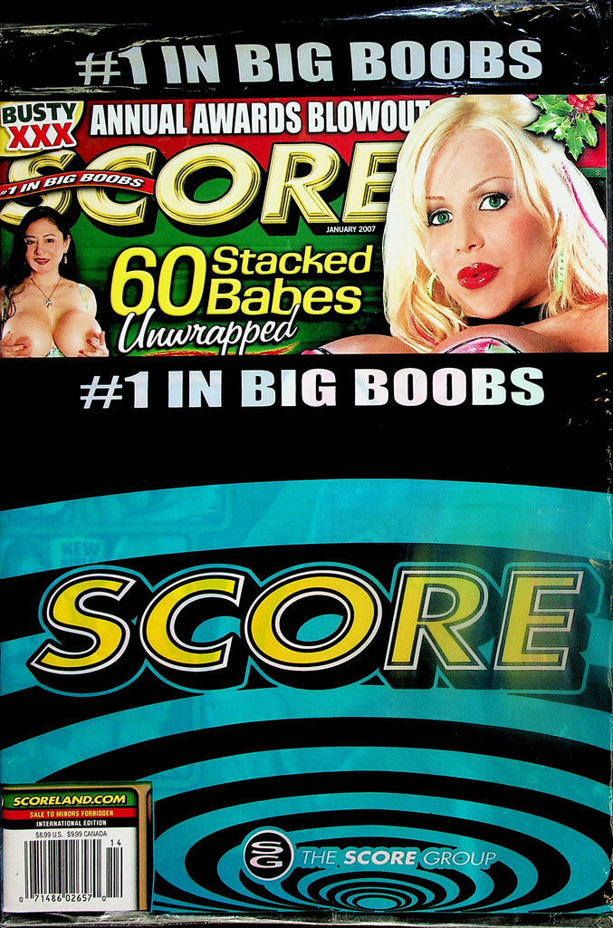 Score Busty Magazine Annual Awards Blowout   January 2007  new/sealed   012724lm-p