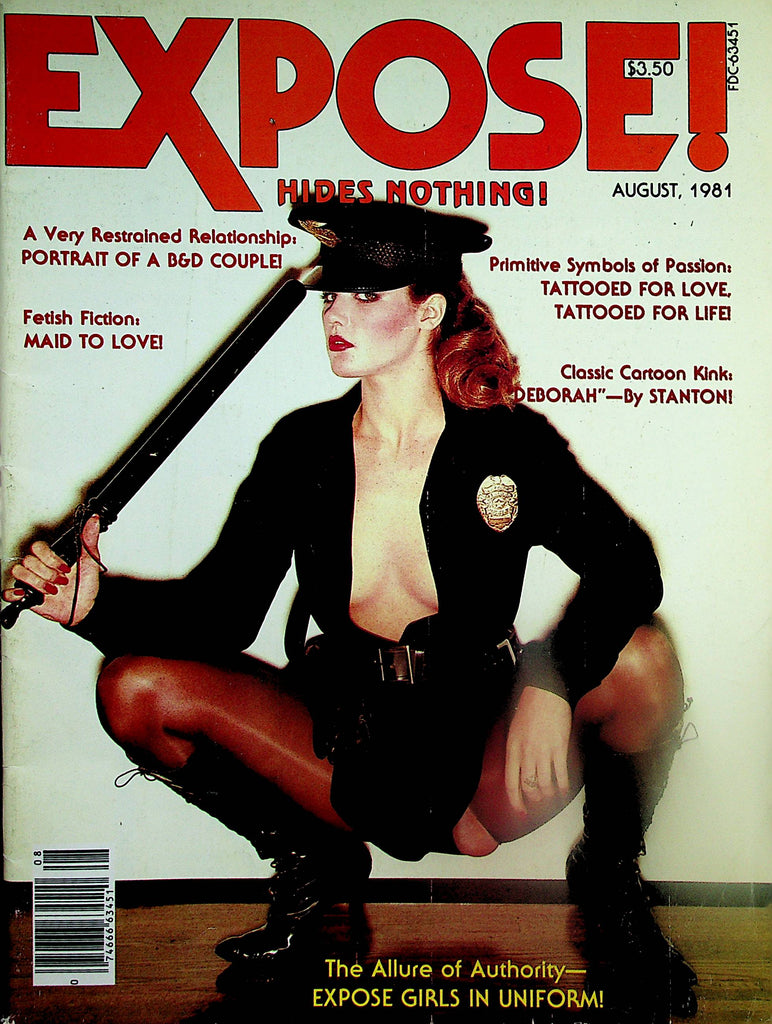 Expose! Magazine  Girls In Uniform / Portrait Of A B&D Couple  August 1981 042726AMP-
