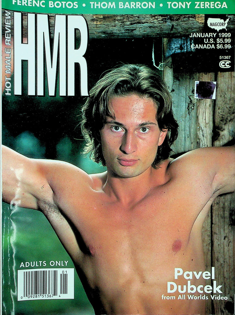 HMR Hot Male Review Gay Magazine  Coverguy Pavel Dubeck   January 1999 Magcorp   122225lmp