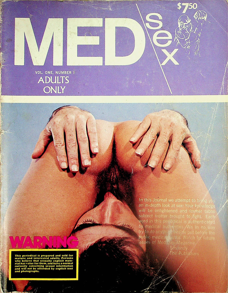 Med Sex Magazine  In-Depth Look At Sex   vol.1 #1  1960's  051824lm-p
