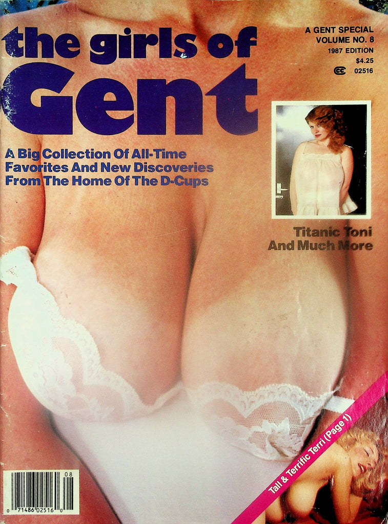 The Girls Of Gent Busty Magazine  Titanic Toni / Trinity Loren  #8 1987    102525lm-p