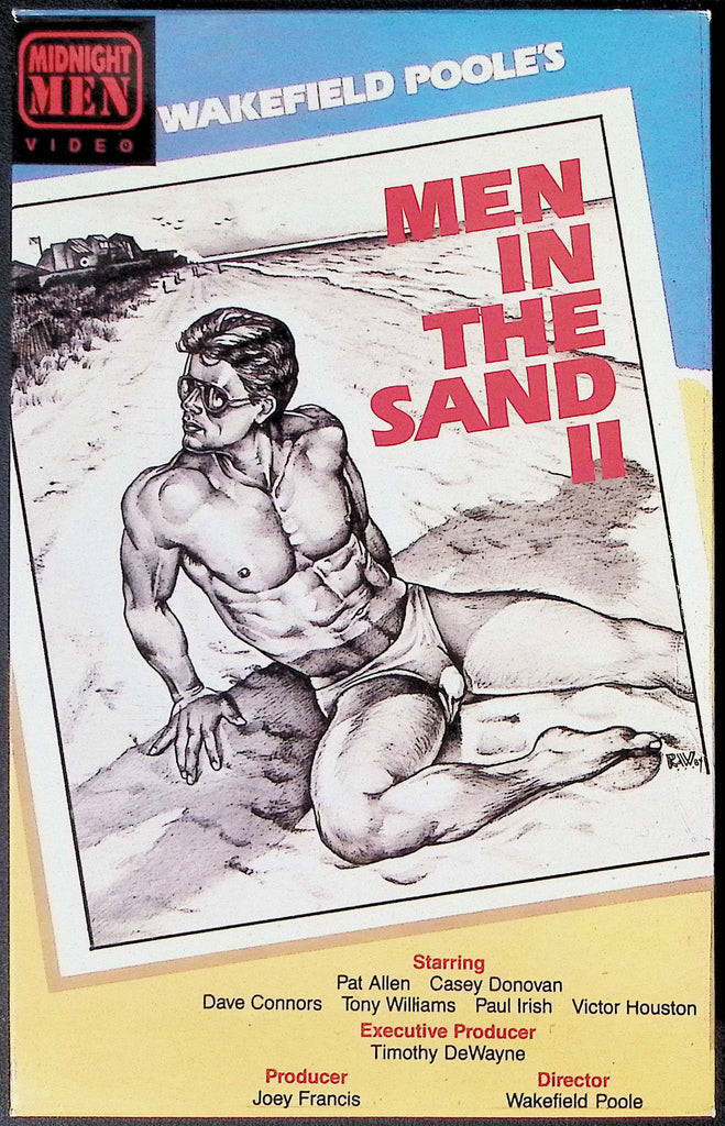 Men In The Sand II Midnight Video Gay VHS 1996 102424JKVHS3