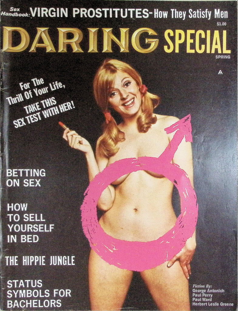 Daring Special Magazine Spring, 1960s Th Hippie Jungle, The Nudist Nudes 092626LLP2