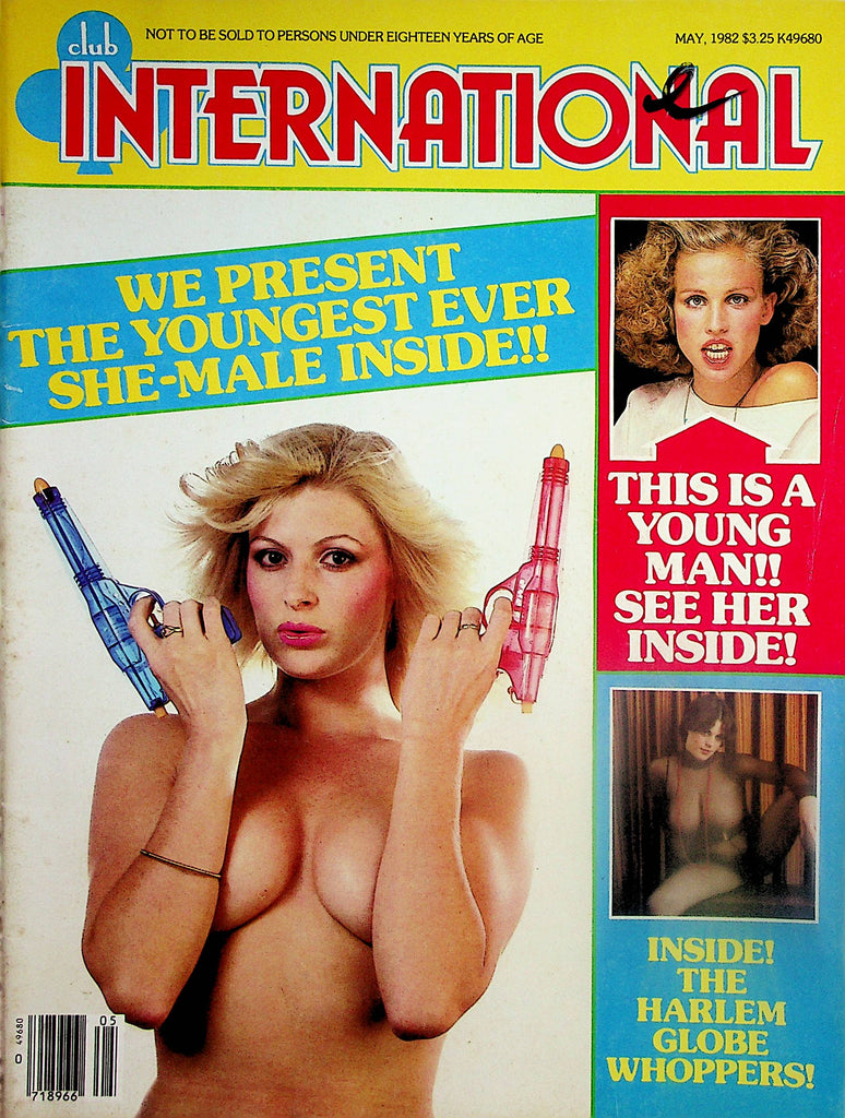 Club International Magazine  The She-Male Dossier / The Harlem Globe Whoppers  May 1982    111824lm-p