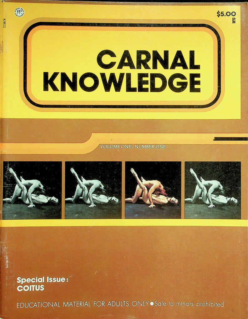 Carnal Knowledge Magazine  Special Issue: Coitus  vol.1 #1 1973     091826lmp-GSC